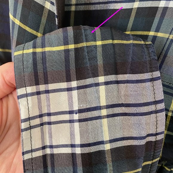 Tartan Plaid Spence Wrap Dress by Sara Berman, size XS - Picture 7 of 10